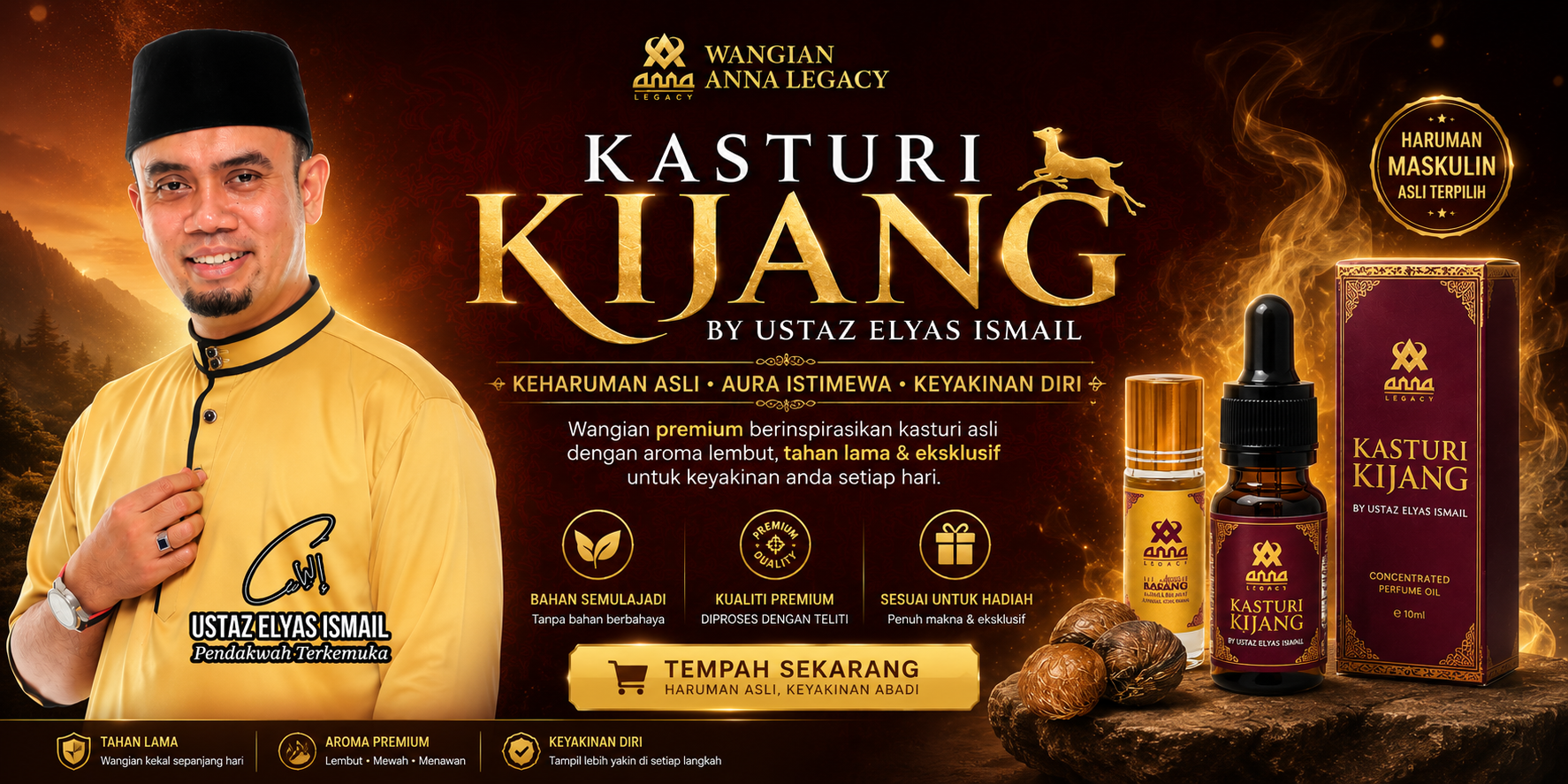 Kasturi Kijang by Ustaz Elyas Ismail hero banner