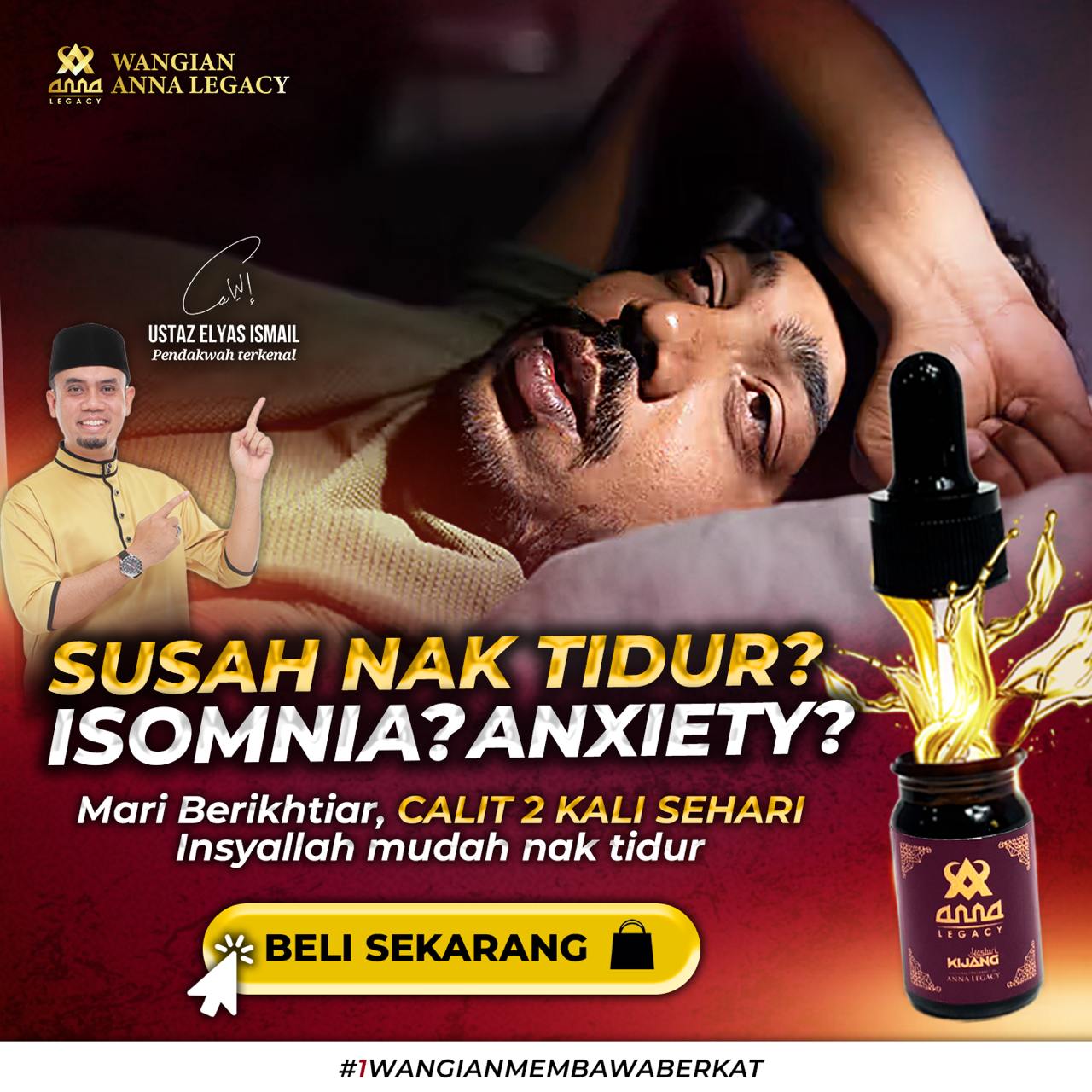 Gallery Kasturi Kijang susah nak tidur
